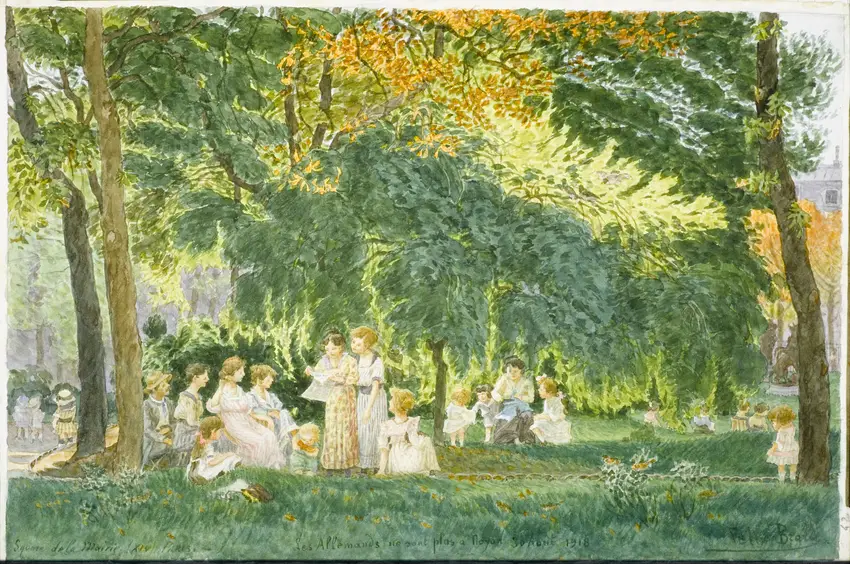 Square de la Mairie (XIV) Paris (1918) by Félix Brard